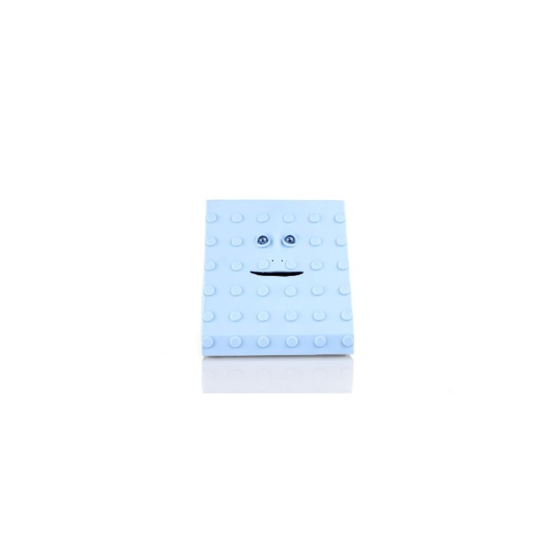 Face Bank Blue Dots Design Munching Money Box