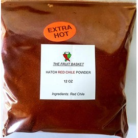 New Mexico Hatch Red Chile Powder (Extra Hot), 12 oz