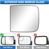 Heated Towing Convex Mirror Glass for 09-20 Ram 1500 2500