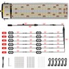 30 Pods Pure White LED Rock Lights Kit with Switch