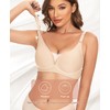 SINFLA V Neck Bras for Women No Underwire Comfort Wireless