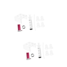 Baluue 2 Sets Homemade Lipstick Molds Molde De para Resina Makeup Gadgets Lipstick Mold Tray DIY Lipstick Mold Lipstick Making Kits Lipstick Demoulder Cosmetics Mold DIY Mold Aluminum