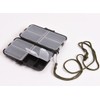 TOASIS Fishing Tackle Box with Lanyard Small Size Fishing Storage