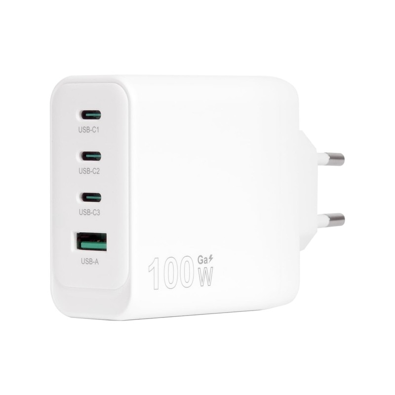 VulTech CC100-3C1A Universal Ladegerät Notebook Smartphone Tablet 100W GaN USB