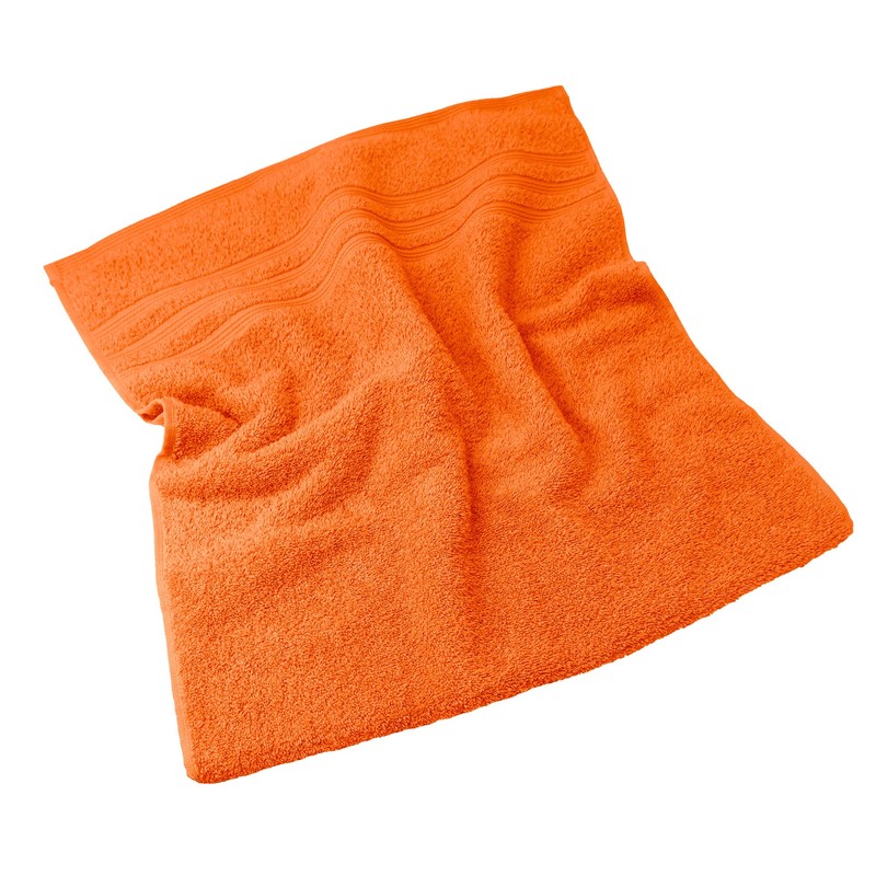 Lashuma Hand Towels Set Orange Clementines, 2 x Terry Towelling