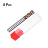 sourcing map 5pcs 6mm Dia 6mm Shank Square Nose End