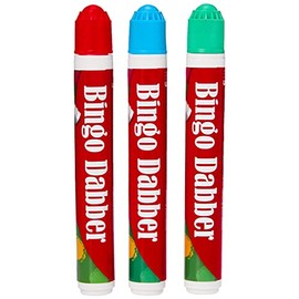 Atlona Tallon Games Bingo Dabber (Pack of 3),White,Pack of 3 19.6 x 9.1 x 1.7 cm; 80 Grams