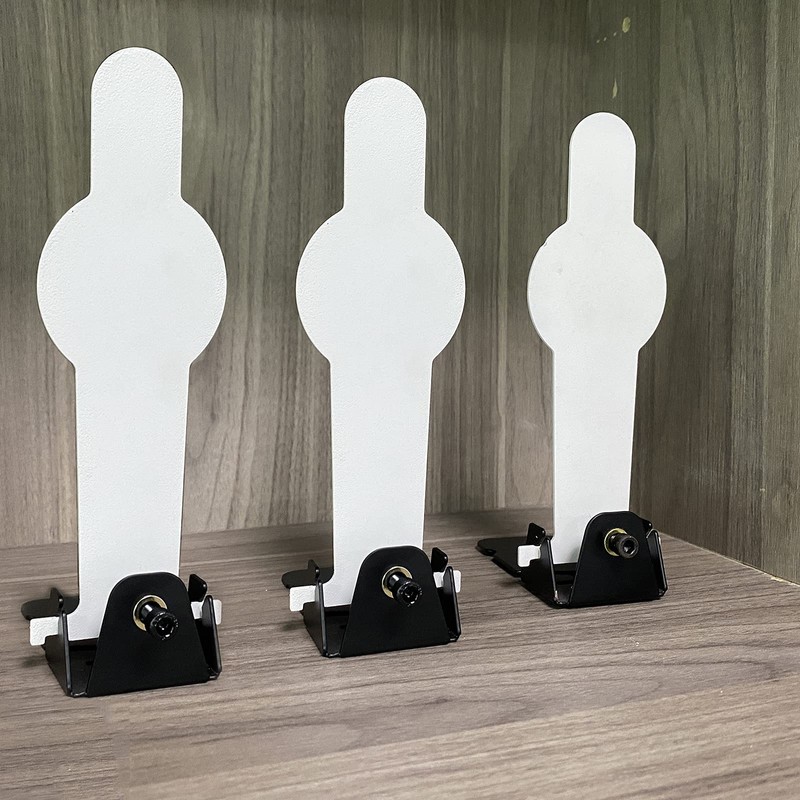 ATFLBOX 2 Pcs Reset Metal Shooting Target Stand with Target
