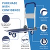 Upgraded Lifetime Home Extra Large Foldable Push Cart Dolly |