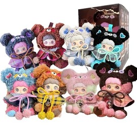 Cute Mini Blind Box Tiny Bear Keychain Collectible Figures