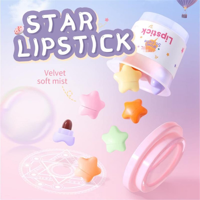 Lovelycat Mini Nette Kapsel Lippenstift Set, 16 Matte Lippenstift16 Farben