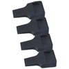 4Pcs Wheel Stoppers U Shaped Wheels Caster Cups Accessory for