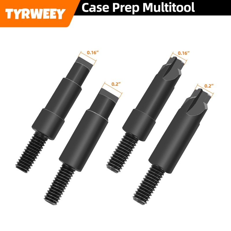 TYRWEEY Case Prep Multitool, Case Chamfer Deburring Tools for Reloading,