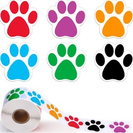 SEWACC Pegatina Decorativa 2 Rollos Etiquetas De Pata De Pegatinas Huella De La Pata Pegatinas Linda Foca Pegatinas Pata De Cachorro De Pegatinas Calcomanías De Pared Niño Mascota