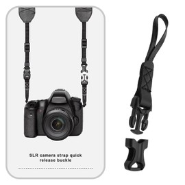 LT Easiyl 1 Pair of Quick Release Buckles Camera Strap Quick Release Loop Connector for Binoculars Small-Sized Digital Cameras Compact Cameras POM Leather Camera Strap Buckle