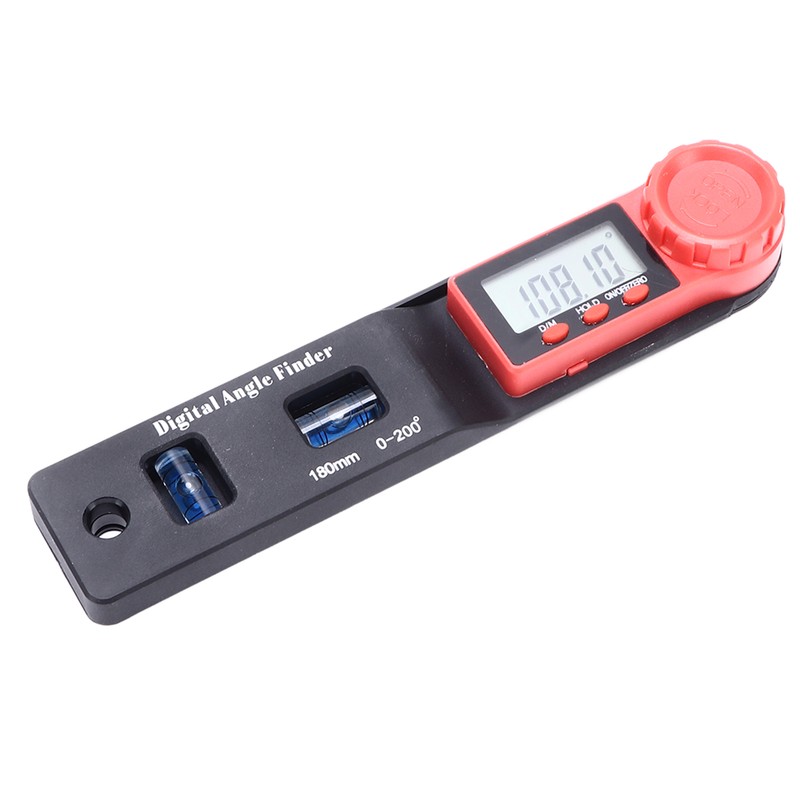 0‑200° Digital Display Angle Finder High Accuracy Electronic Spirit Level