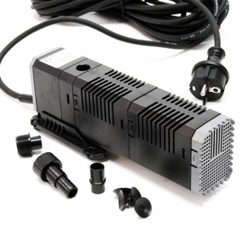 SunSun CHJ-603 SuperECO Pond Pump 600 l/h 8 W, 1.3 m Delivery Height, as Fountain Pump, Filter Pump, Skimmer Pump, Adjustable Height