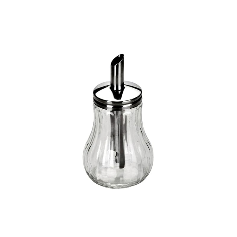 IBILI Zuckerspender, Edelstahl Glas, durchsichtig, 30 x 30 x 30