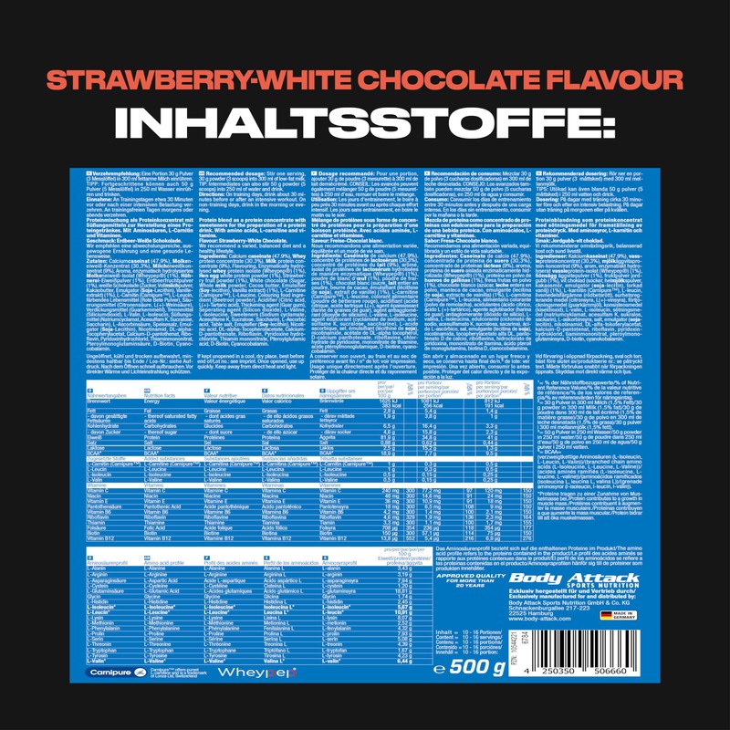 Body Attack Power Protein 90 - Low Fat - 85%