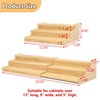 TISTON Expandable Bamboo Can Organizer for Pantry, 3-Tier Adjustable Pantry