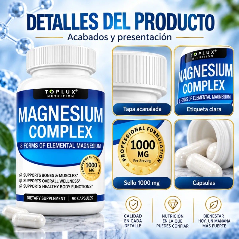 Complejo Magnesio Nutrición Avanzada Diaria