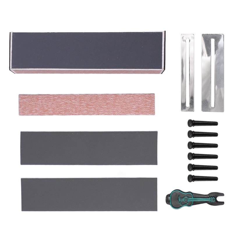 Guitar Polishing Tools Fret Gasket Bridge Pins and Puller Grinding