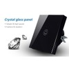 Black Touch Screen Wall Doorbell Switch EU Standard Wall Switch
