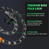 Electric Scooter Lock with Bag - Heavy Duty Folding Bike