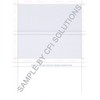 8-1/2" x 11" Z Fold Multi-Purpose Blue Screen on Face,