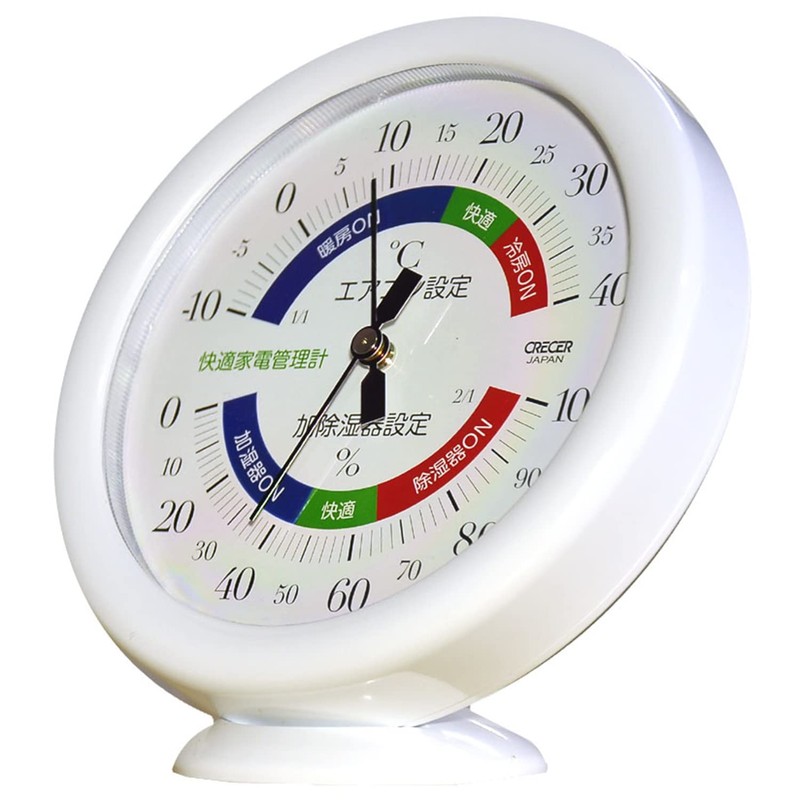 CRECER TR-130W Comfort Home Appliance Management Meter, Thermometer/Hygrometer