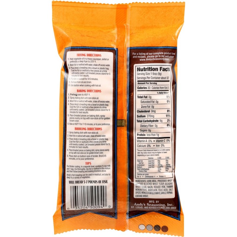 Andy's Breading Fish Red - 2 pack