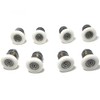 New Set of 8 Single Shower Door Rollers/Runners/Wheels/Pulleys/Guides 25mm Diameter