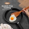 KLYRO Wooden Spoons for Cooking, Nonstick Kitchen Utensils Set with