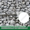 Yaocom 24 Pcs 39.4" x 2" Gabion Cages Spirals 9ga