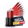Paffrath Round Punch Set Red (9 Pieces) - Punching Tool for Cardboard, Leather and More - Precise Punching from 2-10 mm in 1 mm Steps - Ideal for Craftsmen - Hole Punch Set