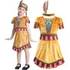 IKALI Indian Costume Children Girls Home Indian Costume Kids American