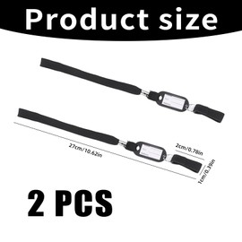 2 Stück Gehstock Handschlaufe,Krücken schlaufen,Unterarmgehstützen Handschlaufe, für Gehstock, Verstellbare Handgelenkschlaufe für Gehstöcke und Krücken,Krücken Zubehör,Dehnbar Handgelenkschlaufen ﻿