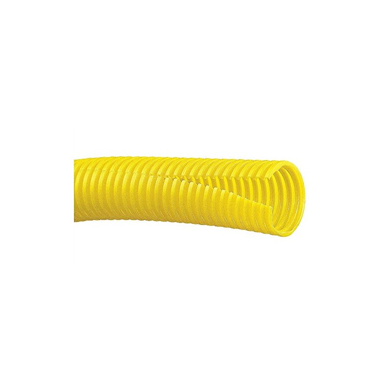 Panduit CLT50F-C4 Corrugated Loom Tubing with Slit, Yellow (100-Foot)