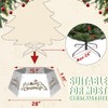 28" Christmas Tree Collar for Pencil Tree, Metal Tree Collar