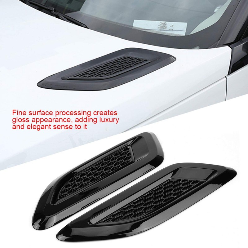 Ymiko Bonnet Vents, Outer Hood Ventilation Opening, Wing Trim for