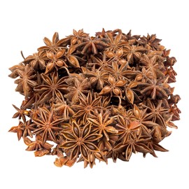 OMIGA 250g Star Anise Christmas Wreath Making Supplies Star Anise for Christmas Party Tree Craft Florist Decoration (About 150 Pieces)