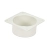 sourcing map 4Inch Duct Connector Flange ABS Plastic Air Outlet