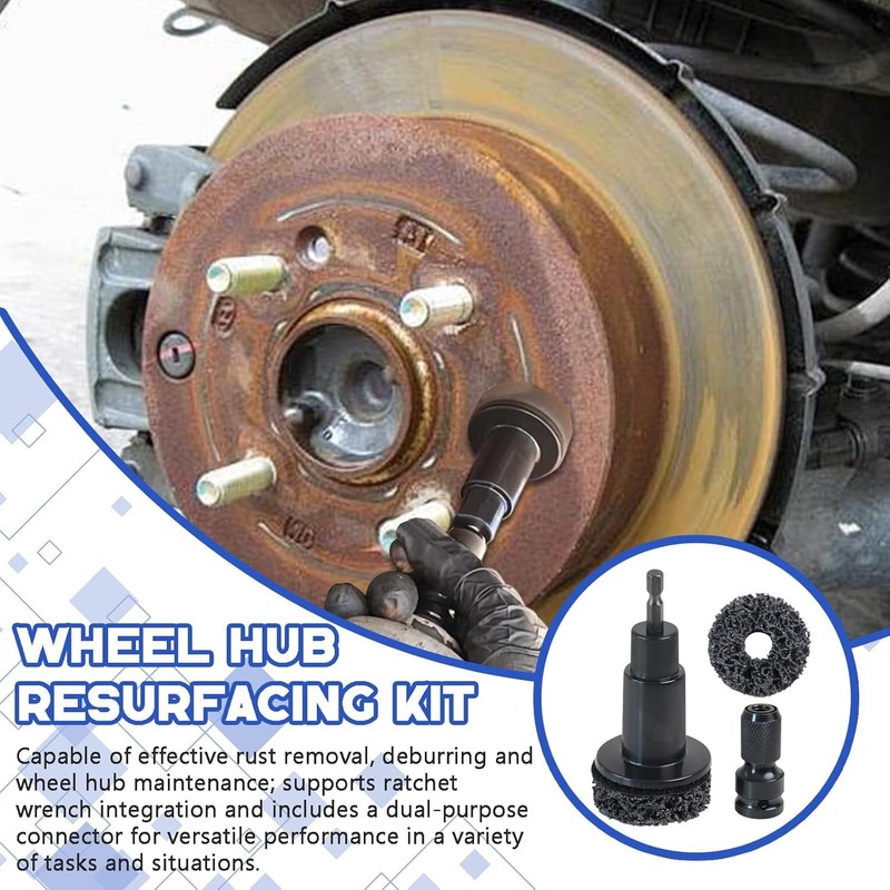 Wheel Hub Cleaning Kit, Wheel Hub Resurfacing Kit, Brake Hub