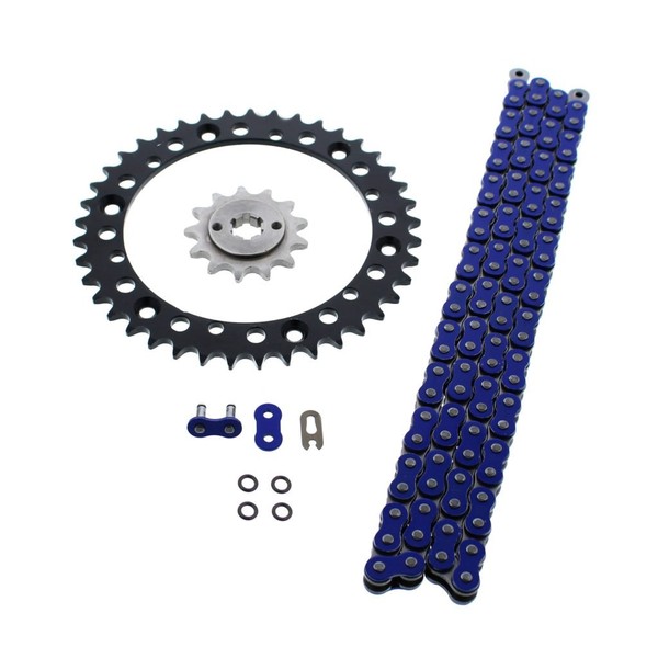 Blue O Ring Chain & Sprocket Black 13/40 92L 1988-06