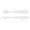 TEKTON 3/8 Inch Drive x 18 Inch Quick-Release Comfort Grip