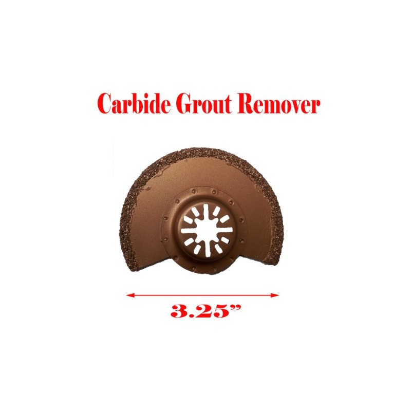 2 Pcs Grout Tile Cut Repair Kit Carbide Oscillating Multi