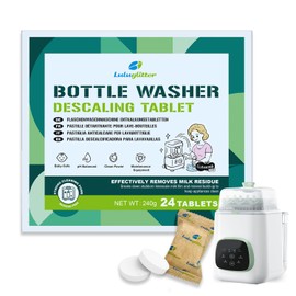 LULUGLITTER Baby Bottle Washer Descaling Tablet Remove Limescale 24 Count