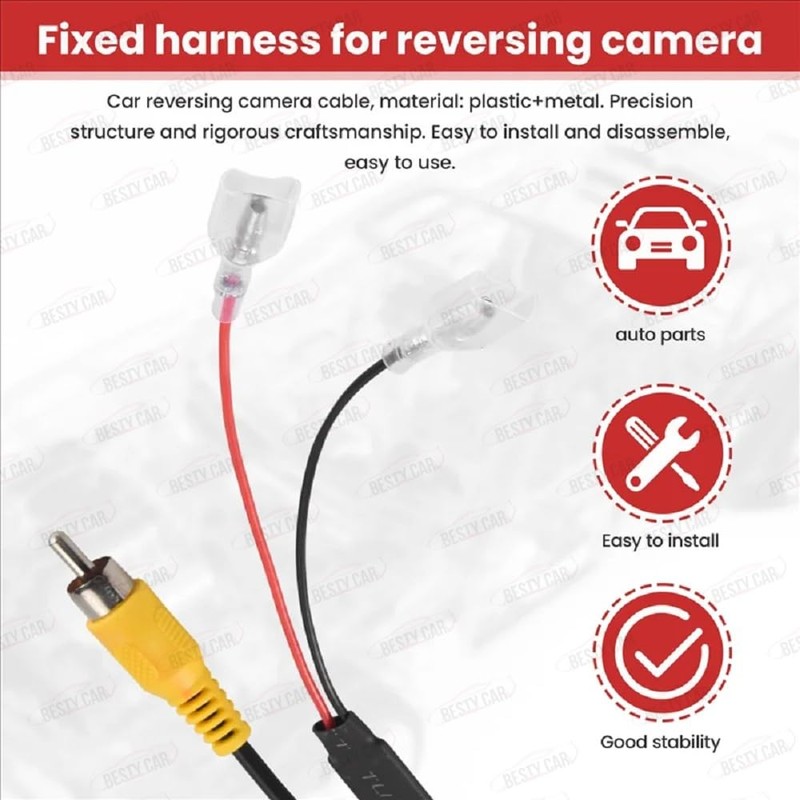 4Pin Retain OEM Fatory Car Parking Reverse Backup Rearview Camera