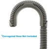 DDV 1X Universal Drain Outlet Hose U Hook Pipe Clip