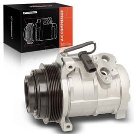 A-Premium Air Conditioner AC Compressor with Clutch Compatible with Chrysler Town & Country, Dodge Grand Caravan, Volkswagen Routan, 2008-2010, 4.0L V6